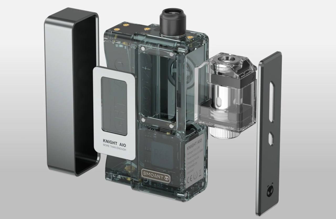Knight 90 AIO — Стильный и компактный AIO (All-In-One) девайс, сочетающий в себе элегантный дизайн, достойную мощность и удобство использования